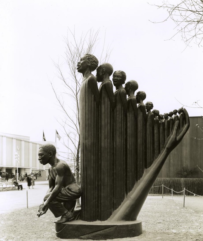 Augusta Savage, The Harp, displayed at the 1939 World’s Fair in New York City